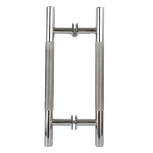 Knurling Gripping Shower Door Handle for Glass Door 